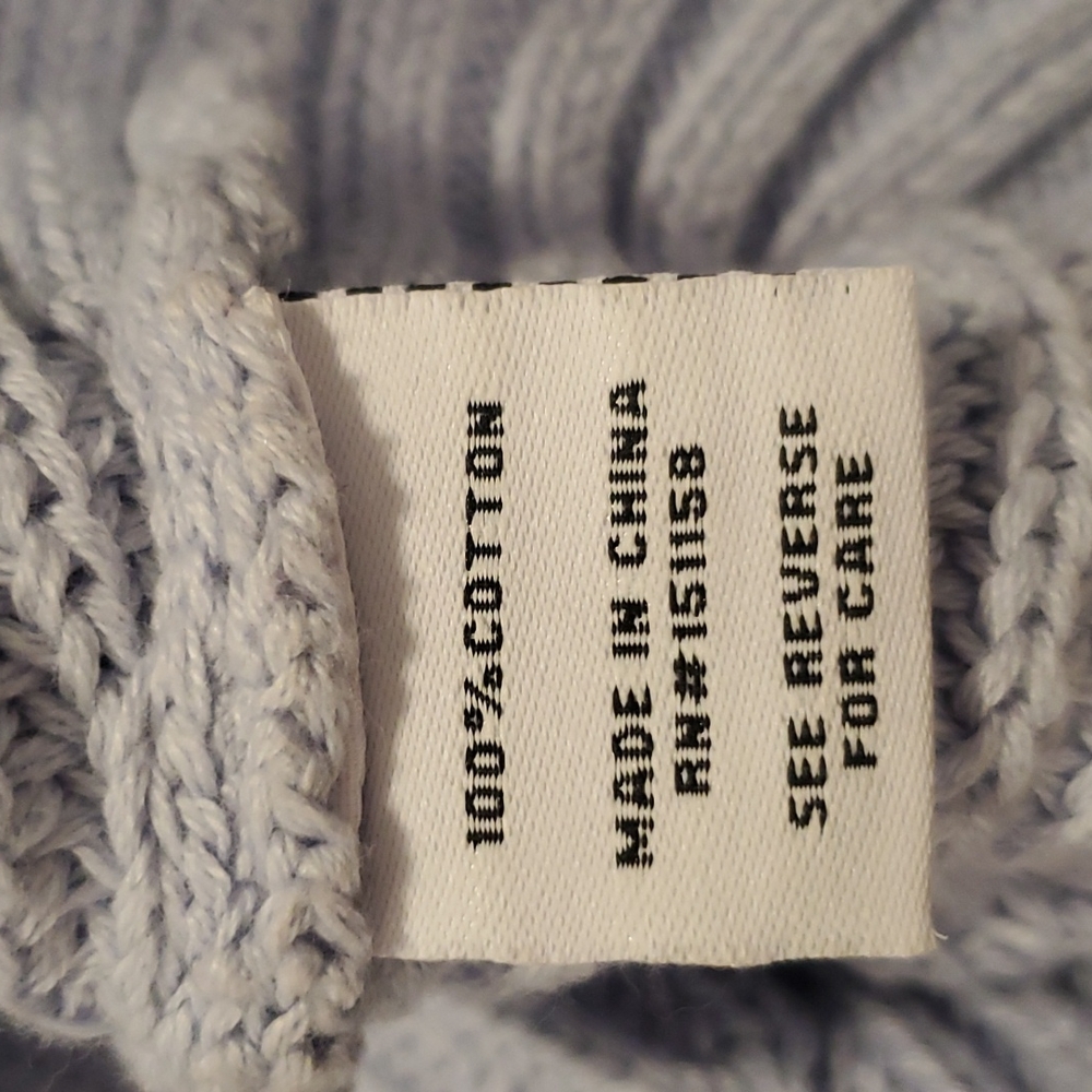 525 America Cotton Sweater Periwinkle Size S NWOT - Picture 5 of 7